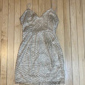 Gold Glitter Dress